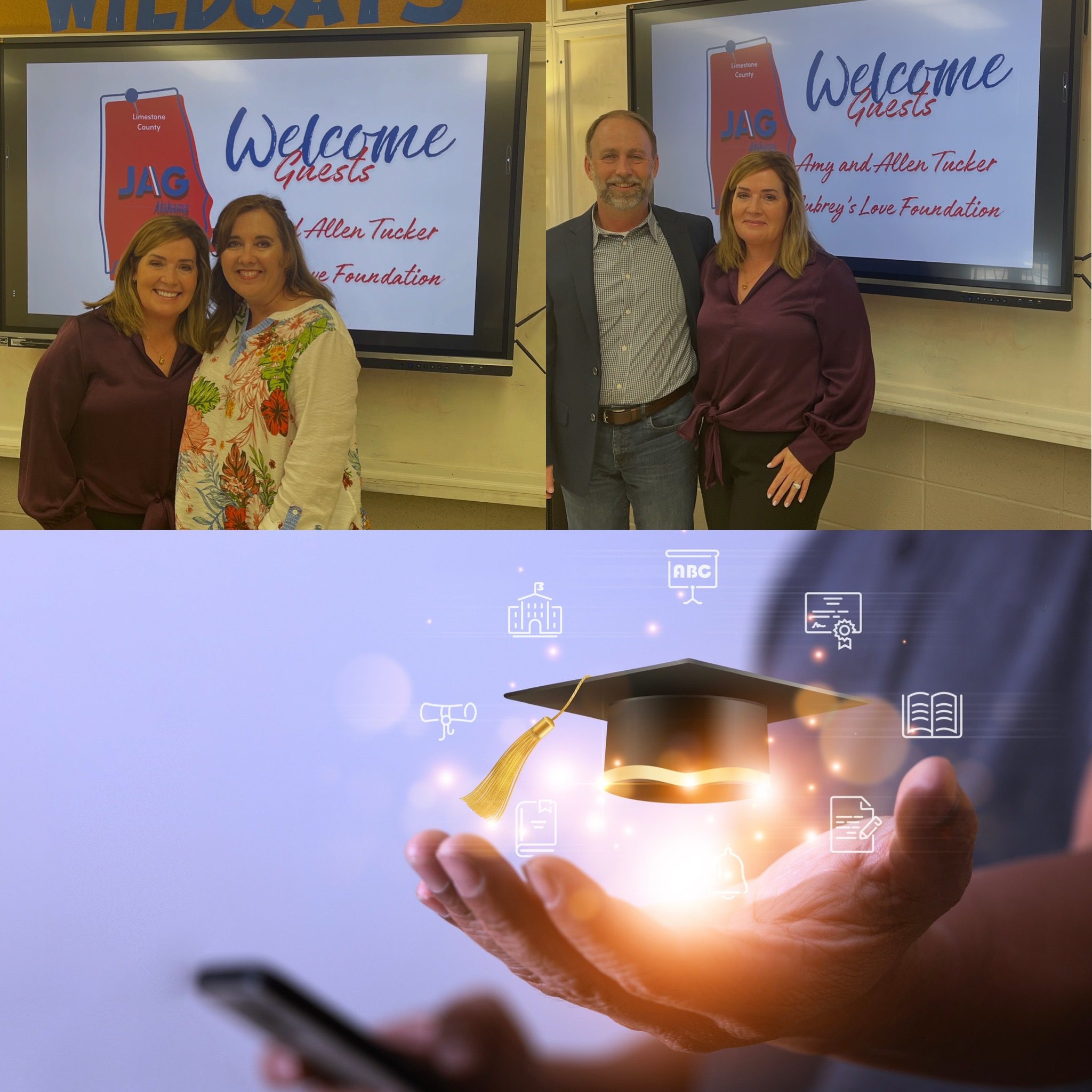 Aubrey’s Love Foundation Speaks to JAG Students at West Limestone & Elkmont High School