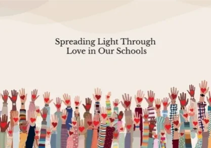 Unity and love in schools illustration