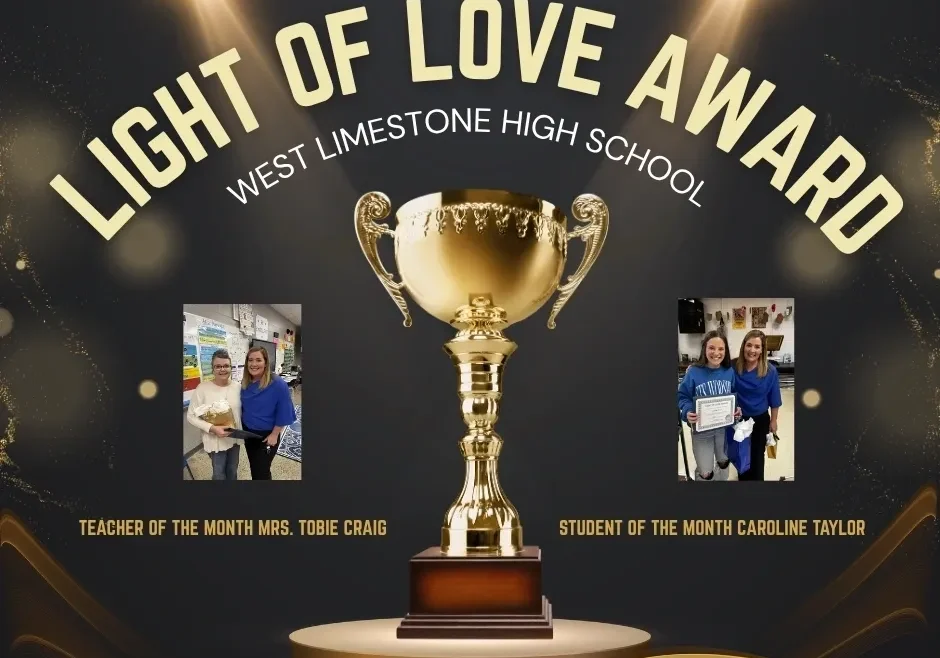 Light of Love Award trophy display